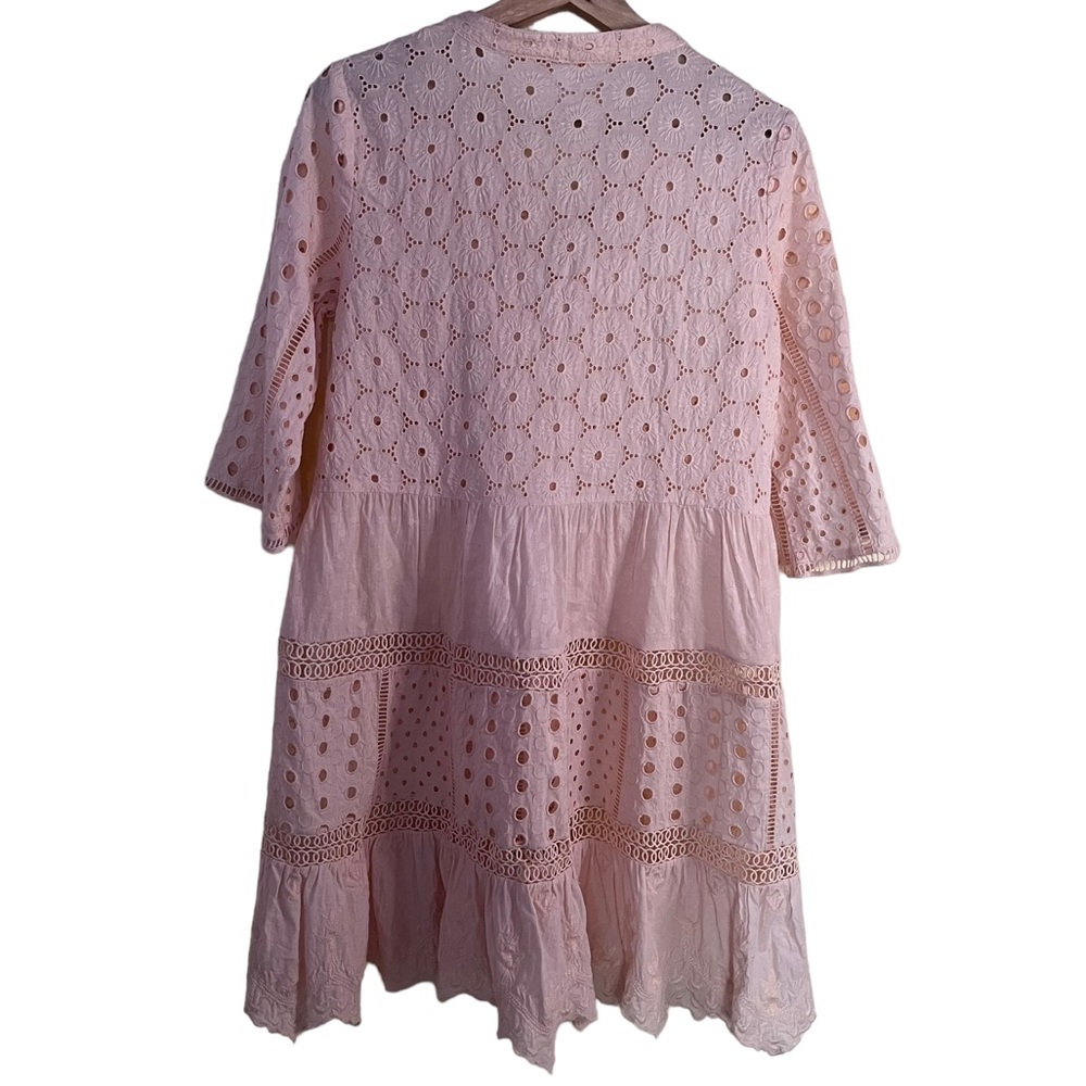RIVER ISLAND Broderie Cover-Up Shirtdress Size S - Picture 7 of 7